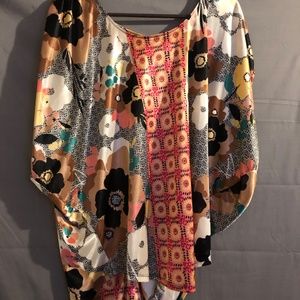 Multi-color loose blouse